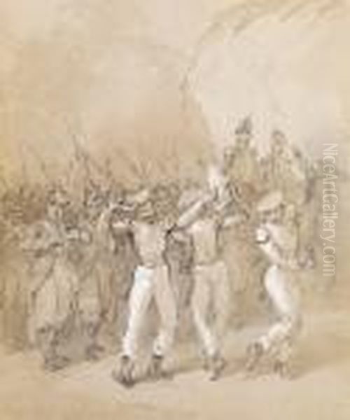 Soldiers Having Fun - view 1