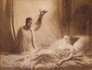 Othello And Desdmenona by Mihaly von Zichy