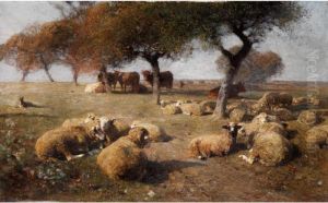 Ruhendes Vieh by Heinrich Johann Von Zugel