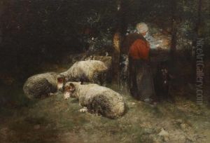 Rast Im Wald by Heinrich Johann Von Zugel