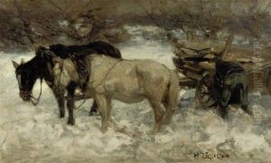 Horses In The Snow Horses In The Snow