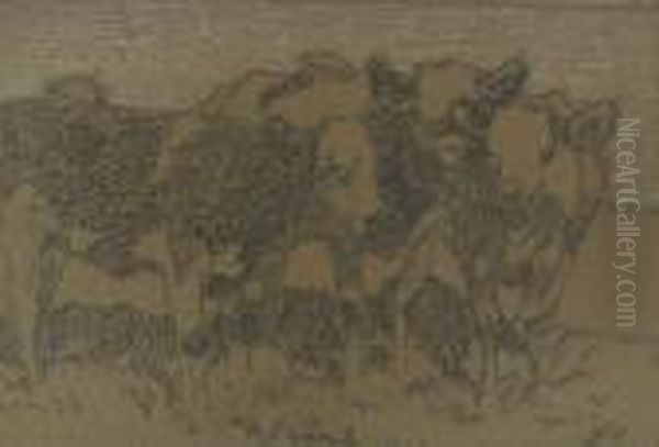 Drei Rinder - view 1