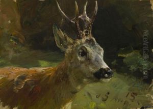 Rehbock. by Heinrich Johann Von Zugel