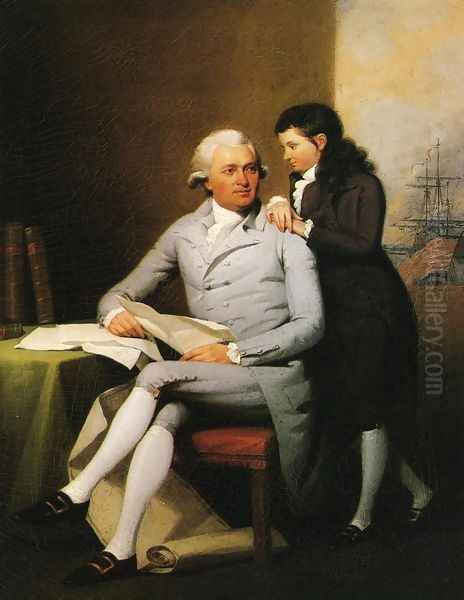 Jeremiah Wadsworth and His Son Daniel Wadsworth - view 1
