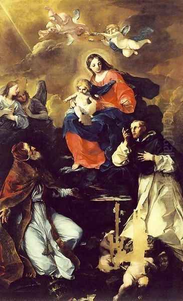 Virgin and Child with Angels and Saints 1700s - view 1