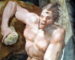 The Odyssey, detail of Polythemus, 1554-56 by Pellegrino Tibaldi