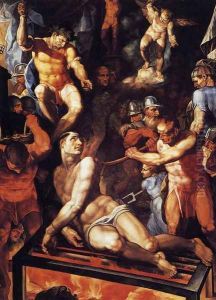 Martyrdom of St Lawrence 1592 by Pellegrino Tibaldi