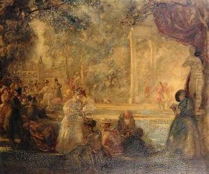A Pastoral Play, 1899 by Henry Tonks
