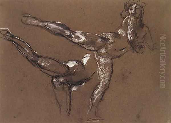 Two Studies of a Female Nude - view 1