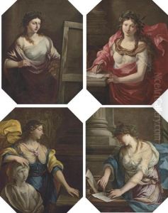 Allegories Of The Arts: Painting; Poetry; Sculpture; Andarchitecture