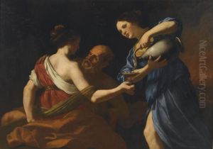 Loth E Le Figlie by Aubin Vouet
