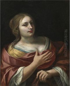 An Allegorical Female Figure by Aubin Vouet