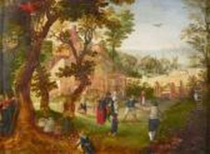 Allegorie De L'automne by Sebastien Vrancx