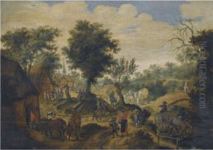 A Village Scene A Village Scene