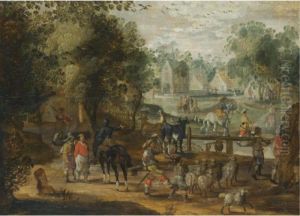 Soldiers Pillaging A Village