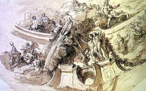 Allegorical Study by Sir James Thornhill