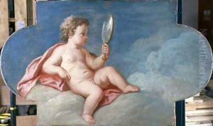 An Allegory of London- Prudence by Sir James Thornhill