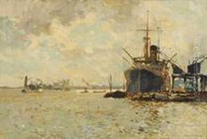 Hafenansicht by Cornelis Vreedenburgh