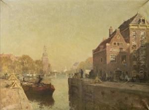 The St Anthony Locks, Amsterdam by Cornelis Vreedenburgh