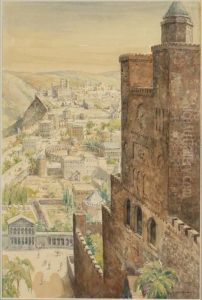 Jerusalem Landscape by Cornelis Vreedenburgh