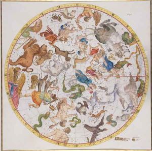 Plate 26 from Atlas Coelestis, by John Flamsteed 1646-1719, pub. in 1719 by Sir James Thornhill