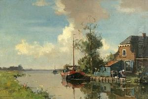 Canal Scene Canal Scene
