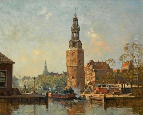 A View Of The Montelbaanstoren, Amsterdam - view 1