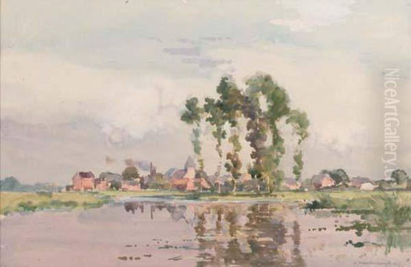 A Lakeside Town - view 1