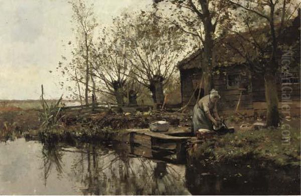 Washing Up By The Riverside - view 1