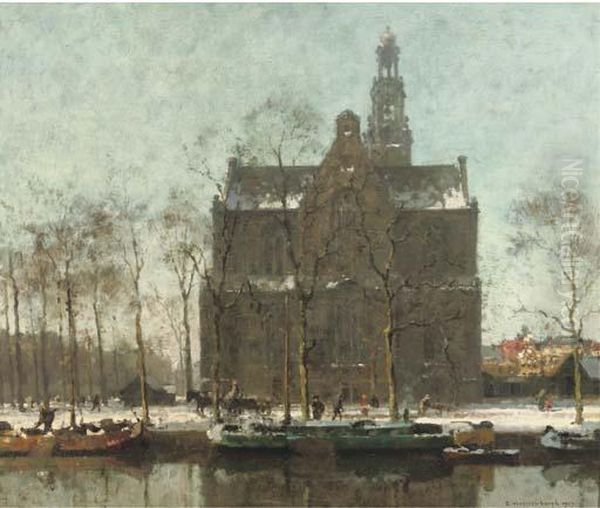 A View Of The Westerkerk In Winter - view 1