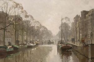 Prinsengracht Amsterdam by Cornelis Vreedenburgh