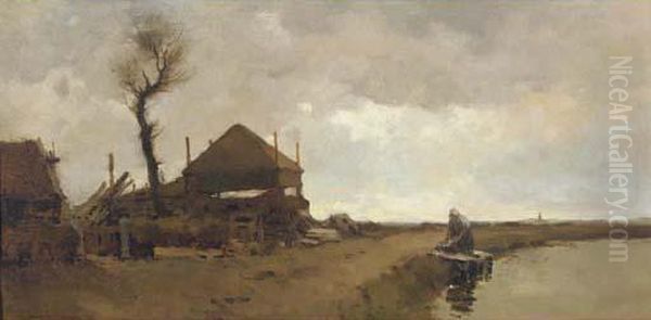 Washing Day At A Farm - view 1