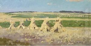 Cornsheaves On A Summer's Day Cornsheaves On A Summer's Day