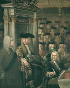 The House of Commons in 1730 by Sir James Thornhill