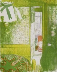 Interieur A La Suspension by Jean-Edouard Vuillard