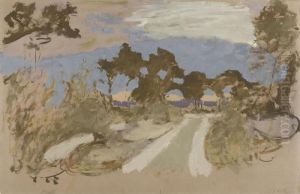 Le Chemin A La Campagne En Bretagne