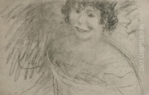 Buste De Jeune Femme Souriant by Jean-Edouard Vuillard