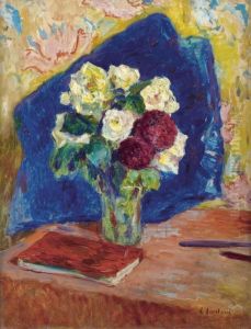 Le Bouquet Et Le Livre by Jean-Edouard Vuillard