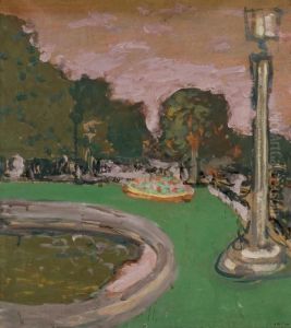 Le Rond-point Des Champs-elysees by Jean-Edouard Vuillard
