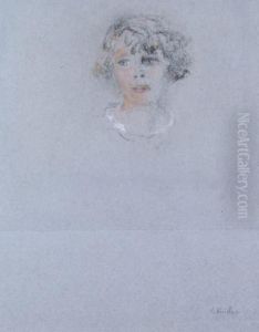 Tete De Jeune Fille by Jean-Edouard Vuillard