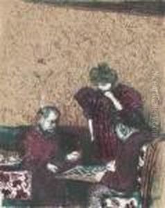 La Partie De Dames by Jean-Edouard Vuillard