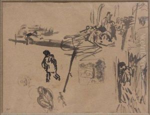 Esquisse De Personnages by Jean-Edouard Vuillard