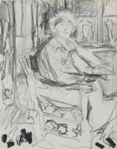 Lucy Hessel Assise by Jean-Edouard Vuillard