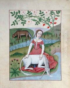 Illustration from the Book of Simple Medicines by Mattheaus Platearius d.c.1161 c.1470 4