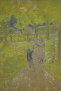 Etude Pour Matin Ensoleille by Jean-Edouard Vuillard