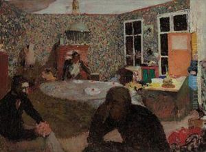 La Soiree Familiale by Jean-Edouard Vuillard