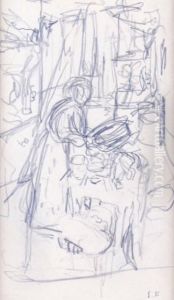 Scene D'interieur by Jean-Edouard Vuillard