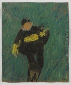 Coquelin Cadet Dans Le Role De Crispin Des Folies Amoureuses. by Jean-Edouard Vuillard
