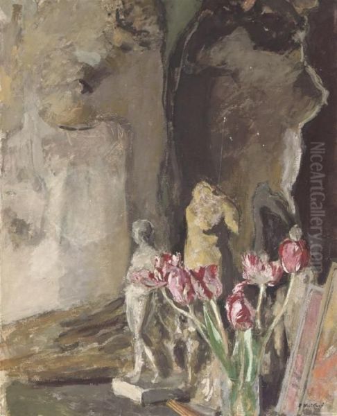 Tulipes Et Statuettes - view 1
