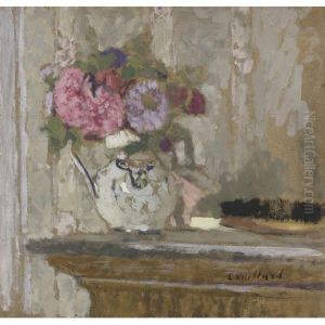 Anemones In A Jug by Jean-Edouard Vuillard